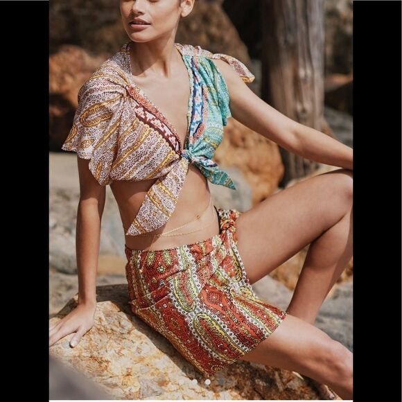 Two-Piece Twist Top and Wrap Skirt Set
Anthropologie - Picture 4 of 4